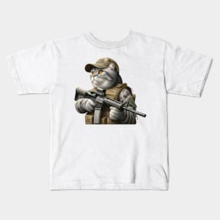 Tactical Cat Kids T-Shirt